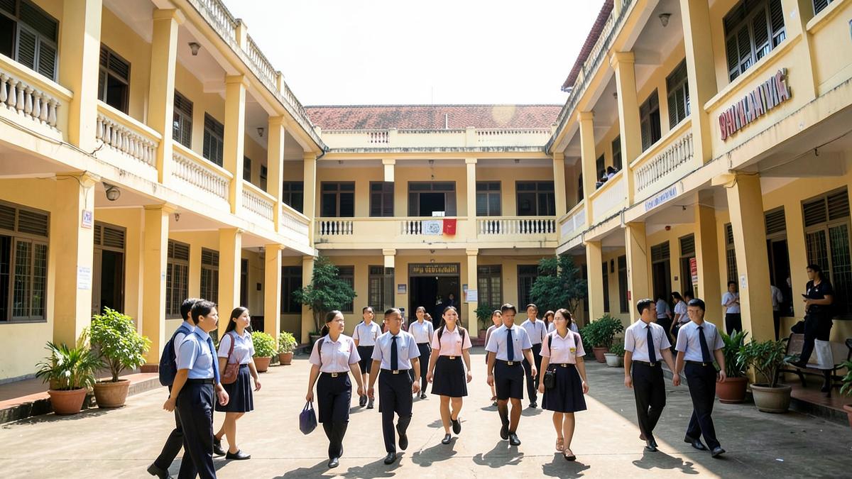 Khuôn viên nhà trường